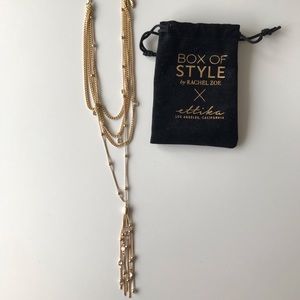 Ettika X Rachel Zoe gold layered necklace 💕